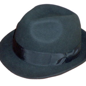 Sombrero Tipo Tango Negro fieltro